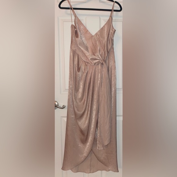 Bardot Dresses & Skirts - Baltic Born Sleevless Shimmering Blush Dress Large NWT